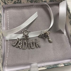 Dior crystal earrings Jadior Authentic with box
